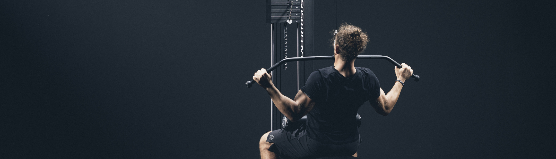 Allenamento con lat machine di Lacertosus