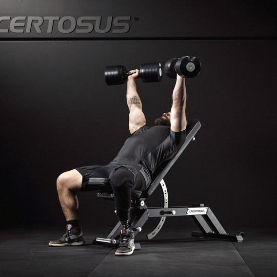 Shoulder Press on 45° Bench